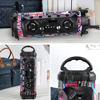 

Kinganda 2019 new LED BT4.2 Speaker Wireless FM Stereo Loud Bass Subwoofer Aux USB TF 7.16