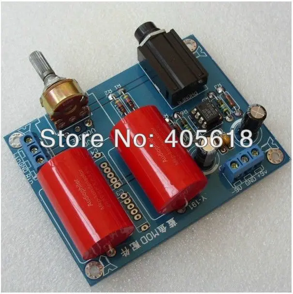 

DIY RA1 Headphone Amplifier Kit Power AMP JRC4556AD Terminal Blocks
