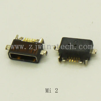 

Free shipping 5pcs/lot Micro USB jack socket charging connector used for phone Mi 2