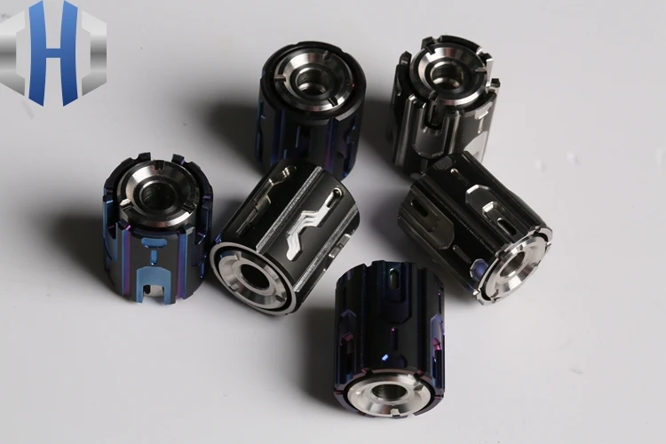 Contas de Faca Liga Titânio Mini Fingertip Giroscópio Acessórios Brinquedo Adulto Personalidade Descompressão Edc 4 Contas de faca liga titânio mini fingertip