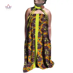 Повседневные женские длинные прямые Анкара платья Базен Riche Африканский принт платья для женщин для женское Дашики Африканский стиль