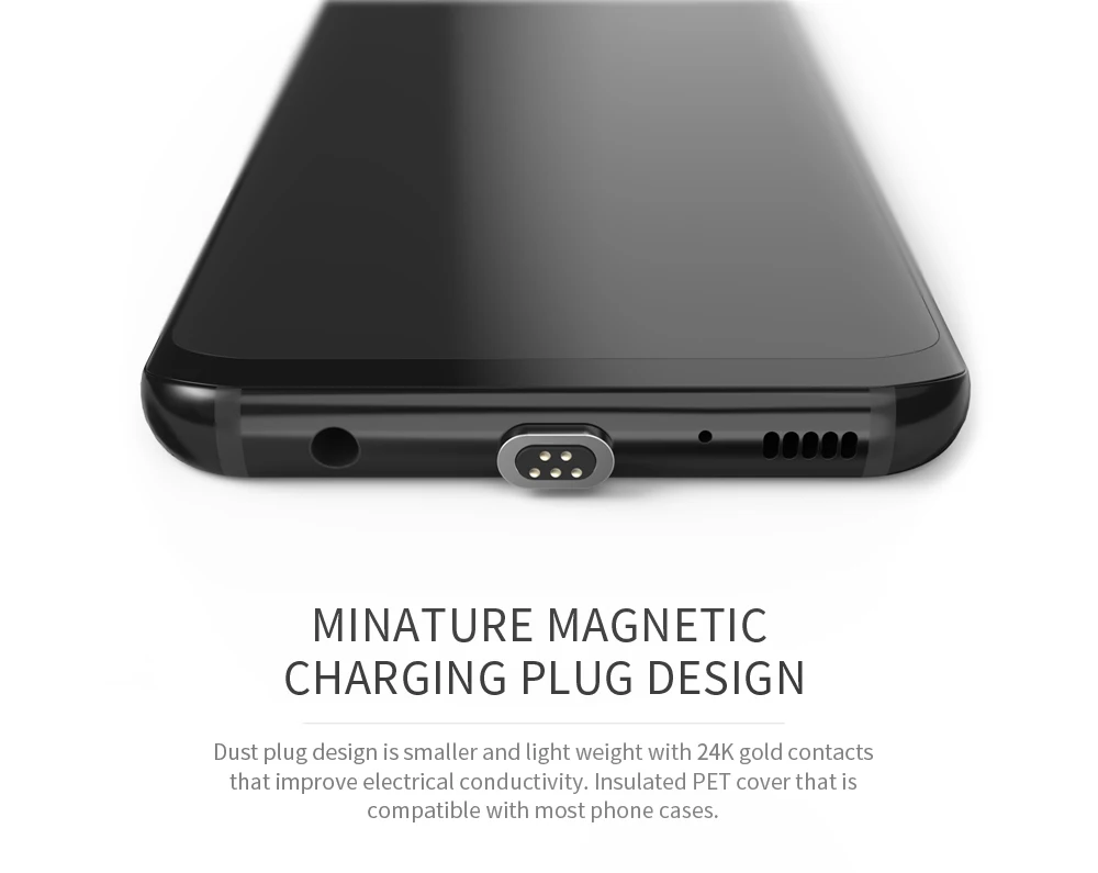 WSKEN Магнитный зарядный кабель Micro usb type c USB C Быстрая зарядка данных для samsung S9 S8 huawei xiaomi для iPhone кабель type-C