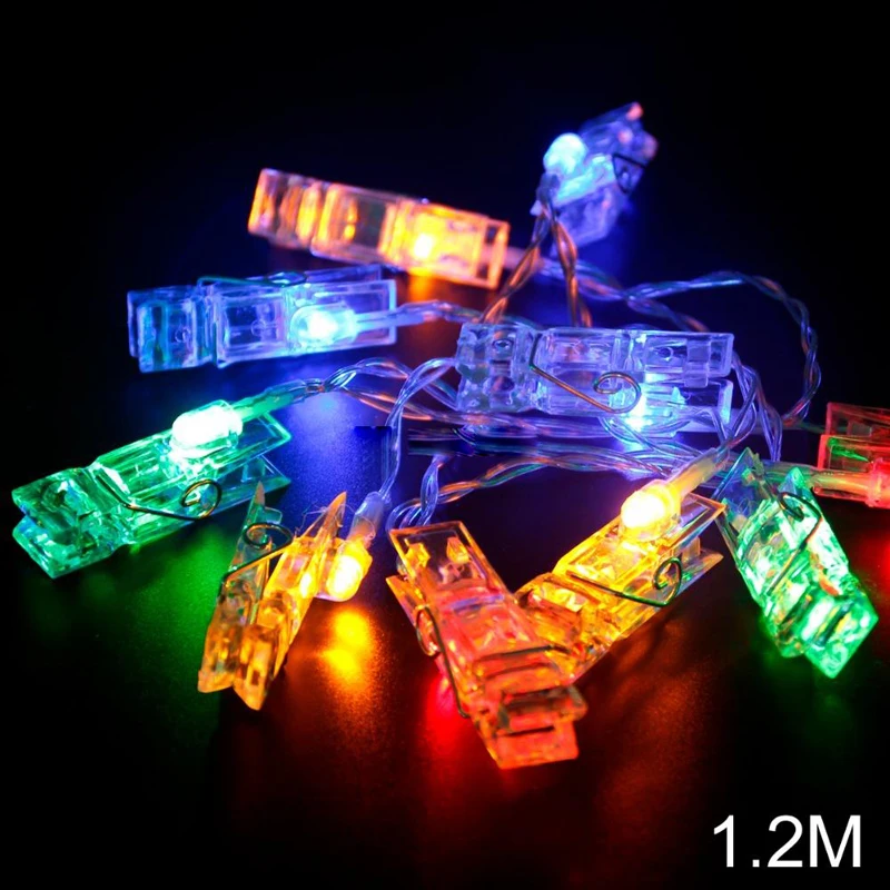 ZYY LED клип фото висячий свет гирлянда цепи лампа картина День рождения украшение