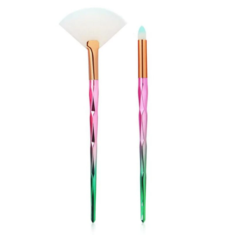 

MAANGE 2PCS Make Up Brushes Professional Powder Eyebrow Eyeliner Highlighter Blush Cosmetic Concealer Nylon Brushes pincel