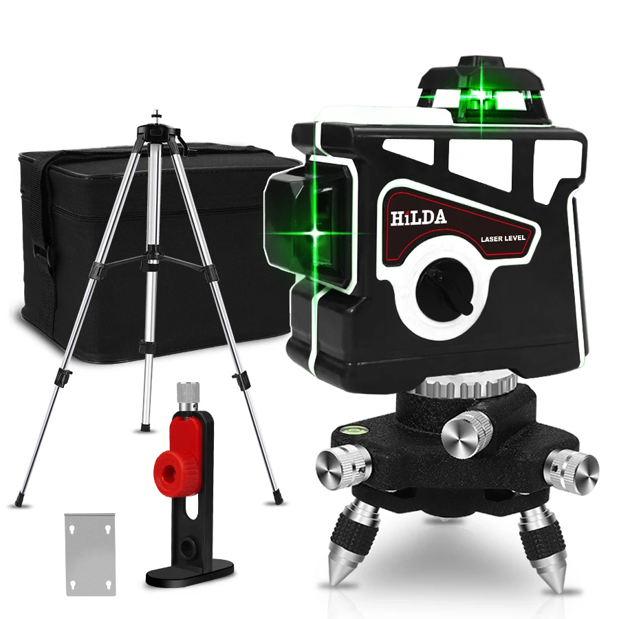 

12 Lines 3D Laser Level Self-Leveling 360 Horizontal And Vertical Cross Super Powerful Green Laser Beam Line