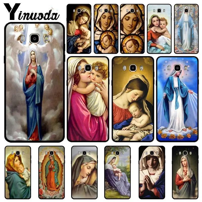 Мягкий силиконовый чехол для телефона Yinuoda Bless Virgin Mary Christian Samsung Galaxy j6plus j7 prime j8 j2