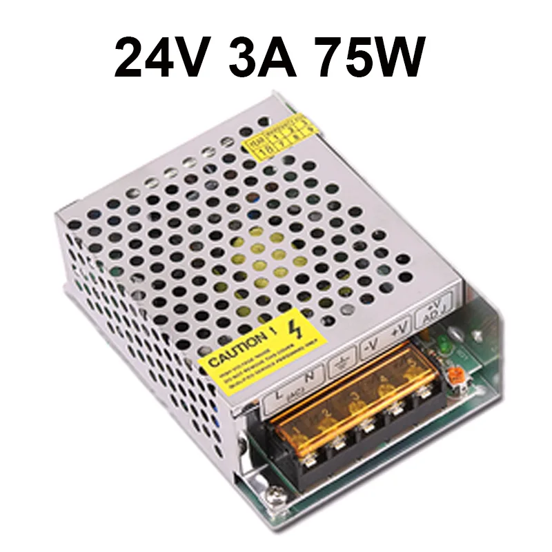 AC 110V 220V импульсный источник питания для DC 12V 24V трансформатор 2A/2.5A/A/3.2A/5A/6.25A/6.5A/8A/8.5A/10A/15A/16.5A/20A