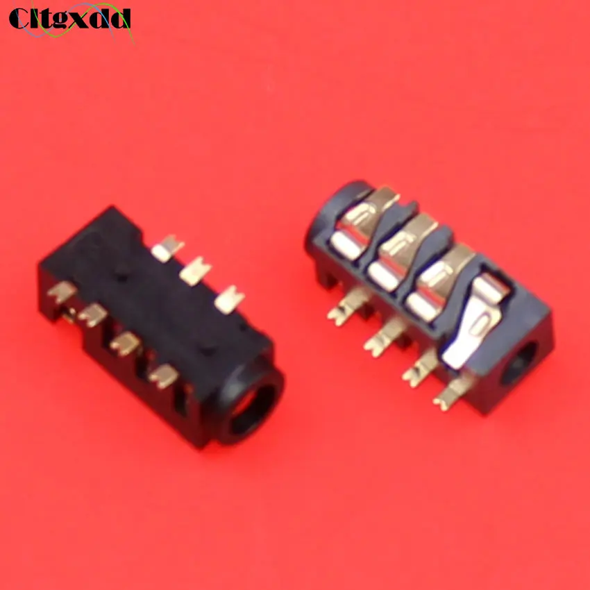 

cltgxdd PJ-393-8P 3.5MM audio HeadPhone Jack 8 pins SMD Type 3.5 Stereo Video earhone socket interface