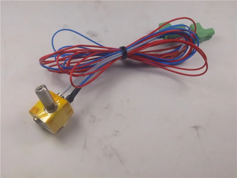 Peças da Impressora Bloco + Bico + Calor + Aquecedor de Cartucho + k tipo Thermoc Funssor Criador Flashforge Quebra Barril Hotend Kit Hater tipo Thermoc 3d Mk10 4 Peças e acessórios em 3D
