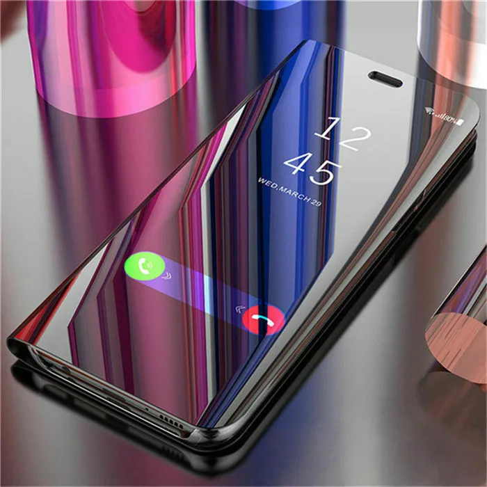 

For OPPO F11 / F11 Pro Case Clear View Window Smart Mirror Phone back cover for OPPO F11 Pro Flip Stand Leather Case