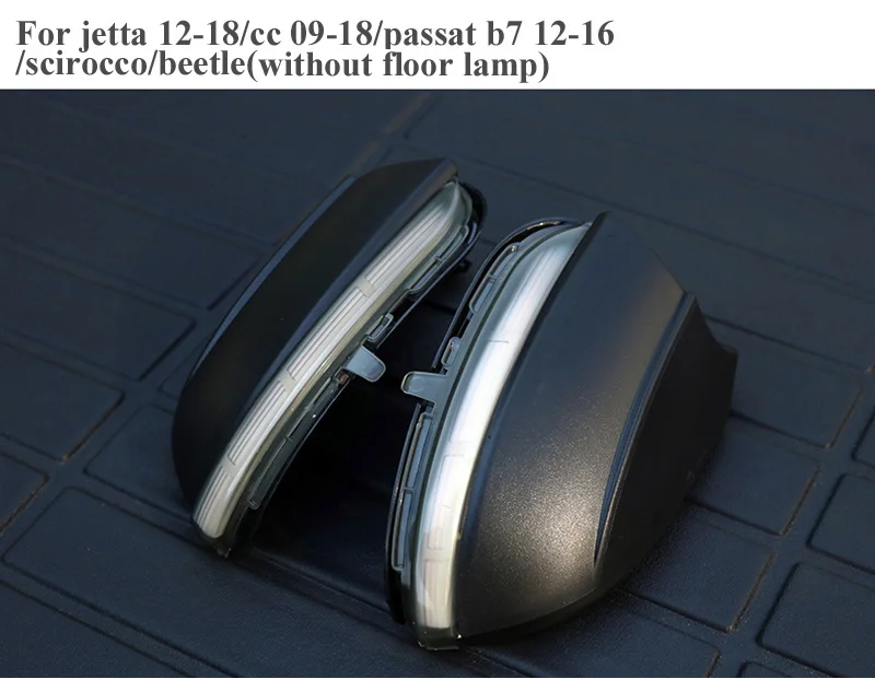 2 шт. светодиодный указатель поворота зеркало заднего вида светильник для Volkswagen Jetta Golf 7 6 5 GTI Touran Passat B6 B7 B8 CC Scirocco