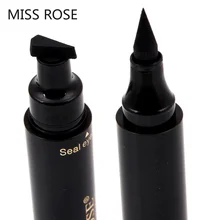 MISS ROSE, бренд, новинка, подводка для глаз, карандаш, подводка для глаз, Жидкий Макияж, карандаш, водостойкий, черный, двухсторонний макияж, марки