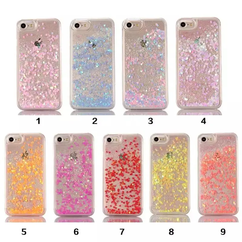 Discolor Twinkle Lover Glitter Flowing Liquid Case For