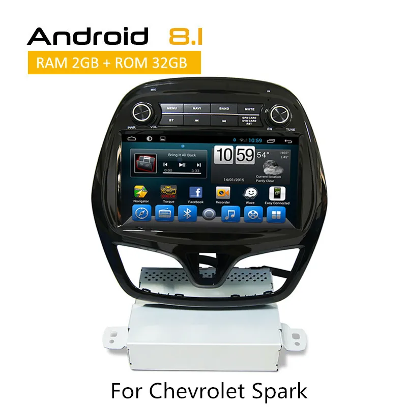 

Automotive Car GPS Navigation For Chevrolet Spark With 9 Inch HD Touch Screen Support Streering Wheel Control WIFI Radio No DVD