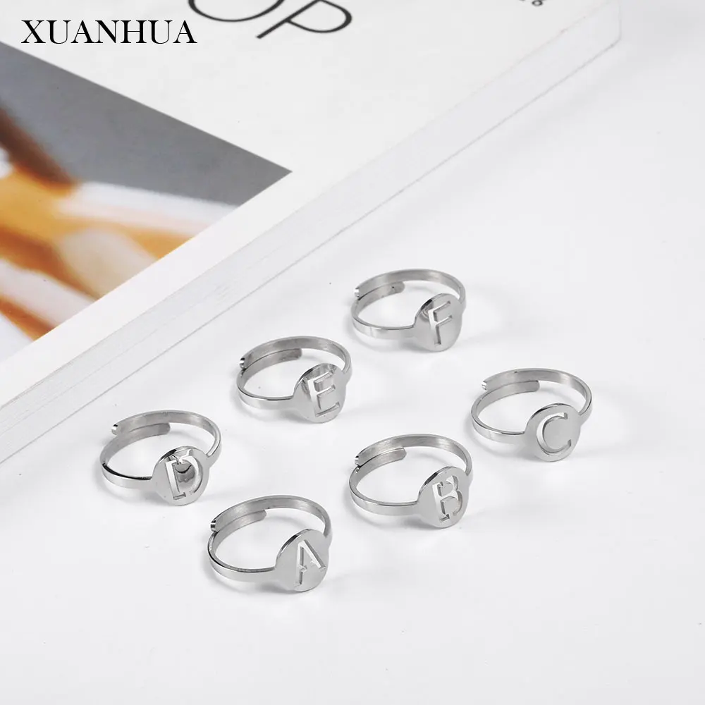 

XUANHUA Adjustable Charm Letter Stainless Steel Jewelry Woman Vogue 2019 Bohemian Fine Jewelry Accessories Wholesale Lots Bulk