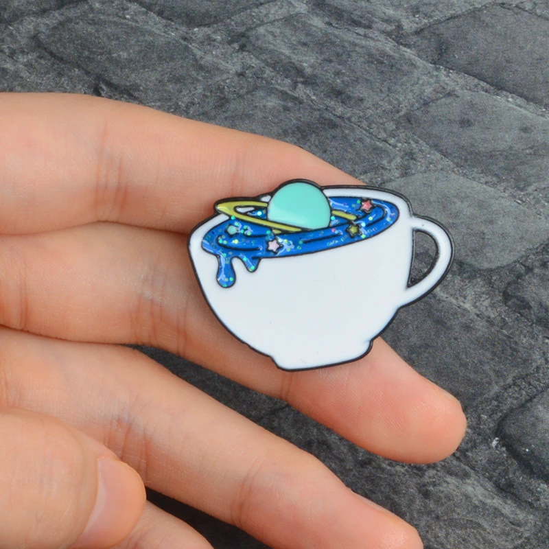 Planet bowl, броши, значки на рюкзак, жесткая эмалированная булавка на лацкан, булавка на шляпу, сумку, джинсы, булавки для мужчин и женщин, подарок для любителей планеты