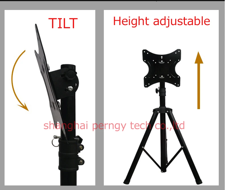 DLS-10AL 1"-55" подвижный напольный ЖК-держатель для телевизора с креплением на тележку, стойка для дисплея, стойка для ТВ с полным движением, тренога, 50 кг, Макс. VESA 400x400 мм