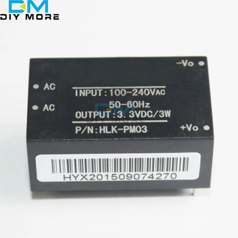 HLK-PM03 AC-DC 220V до 3,3 V модуль ldo понижающего изолированный Мощность модуль