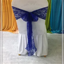 50 шт. " x 108" кружева стул пояса лук настольный бегун скатерть салфетки ткань вытяжки юбка Наложение льняные праздничные Свадебные украшения