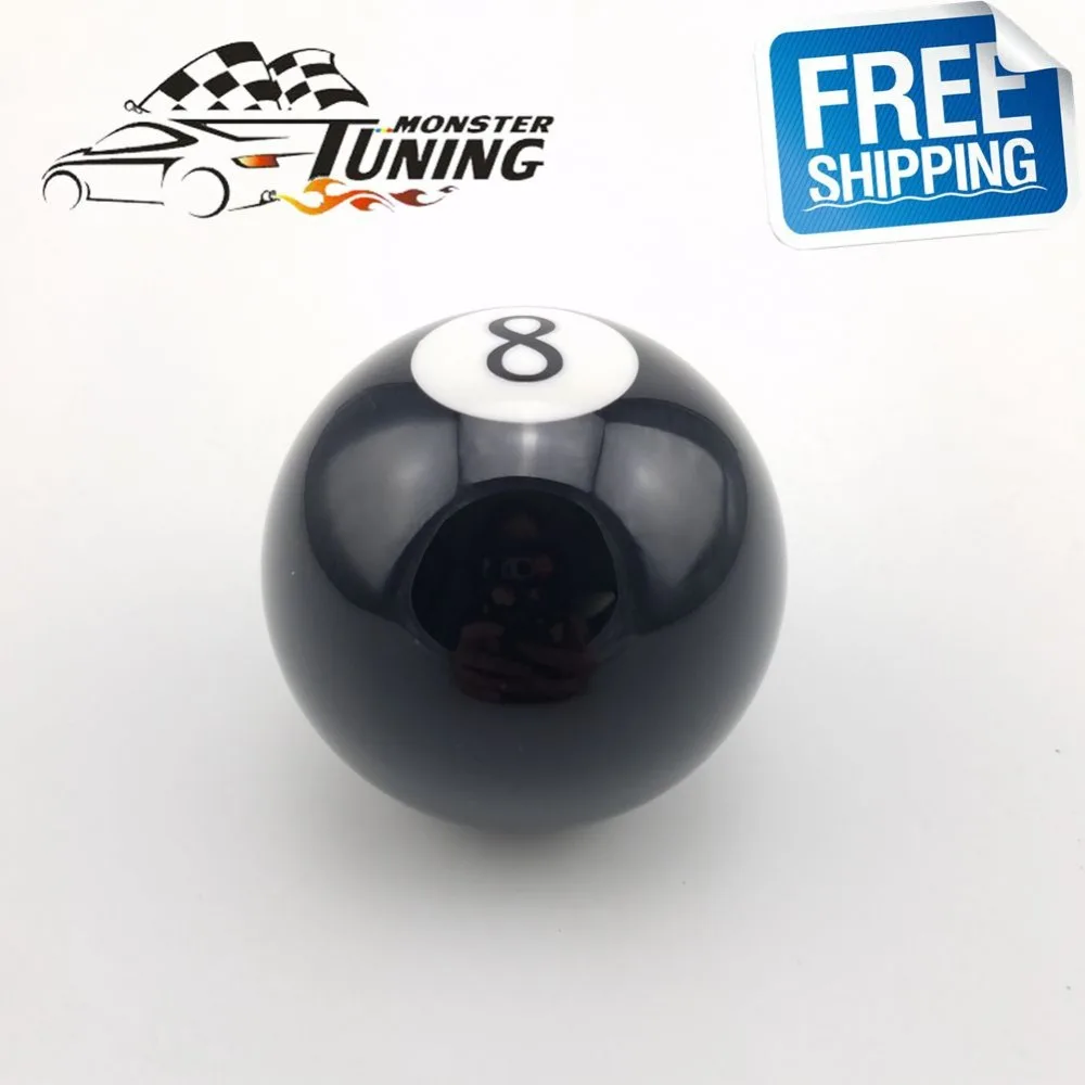 Free Shipping 8 Ball 54mm M12*1.25 Gear Knob / Short shifter Knob For