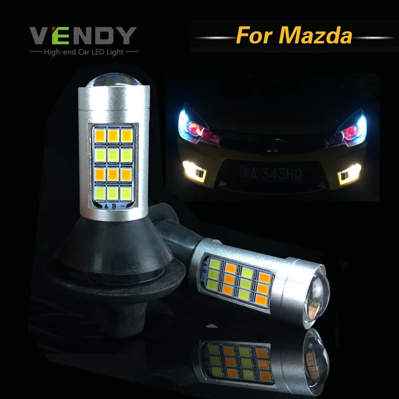 1Set 7440 WY21W Car LED lamp Bulb Canbus Auto Turn Light Daytime