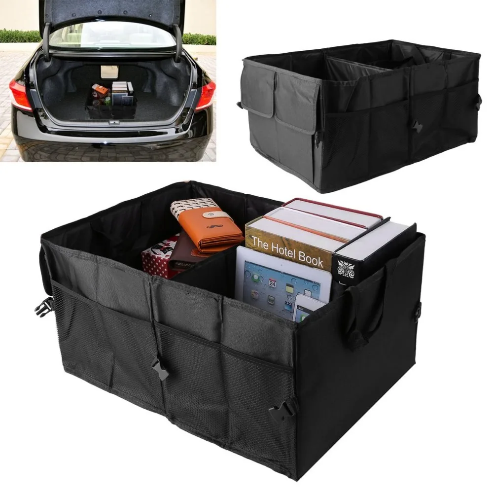 

Portable Folding groceries Toy Organizer bag Car Back-Up Storage Box Trunk Bag Container Vehicles Tool Home Office Oxford cloth