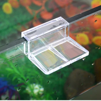 

4pcs/lot Fish Tank Aquarium Acrylic Clips Multifunctional Glass Cover Support Holder