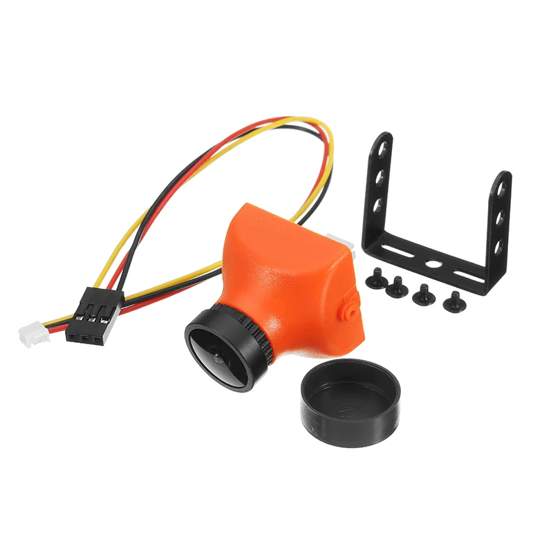 Оранжевый 1200TVL CMOS 2,5 мм/2,8 мм 130/120 градусов 16:9 Мини FPV камера-pal/NTSC 5 V-12 V для радиоуправляемого гоночного дрона