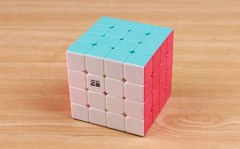 QIYI 4x4x4 магический скоростной кубик стикер менее Профессиональный головоломка cubo magico Развивающие игрушки для детей