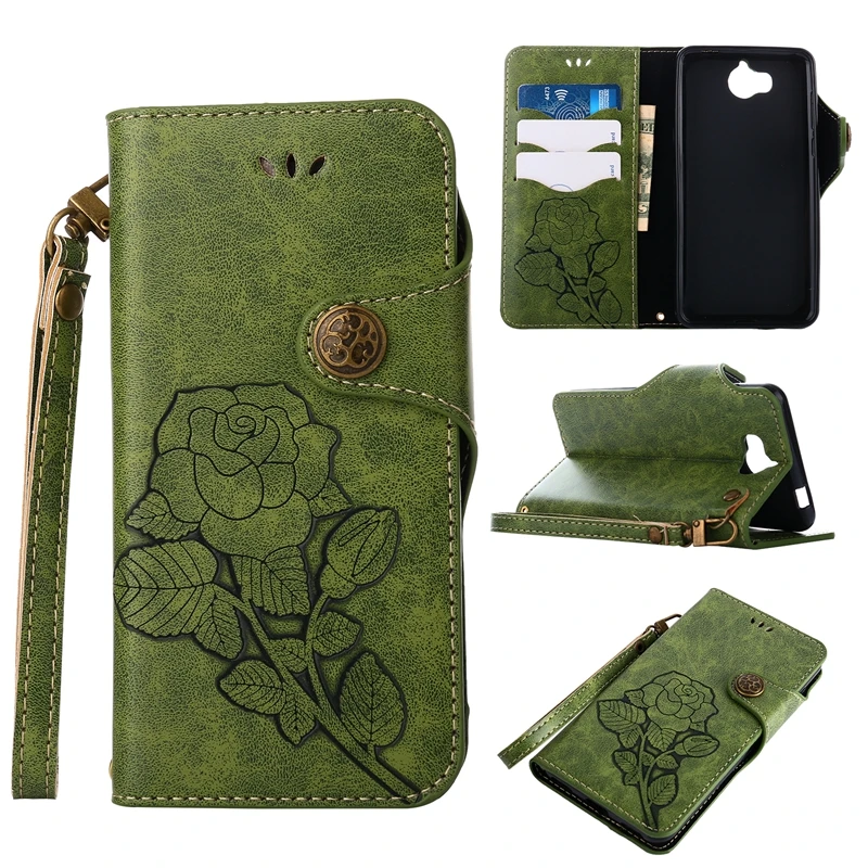 

I-sheeta For Coque Huawei Y3 Y5 2017 Case Cover Silicone Flip Wallet PU Lerather Phone Case For Huawei Y6 2017 Y5 II Cover Case