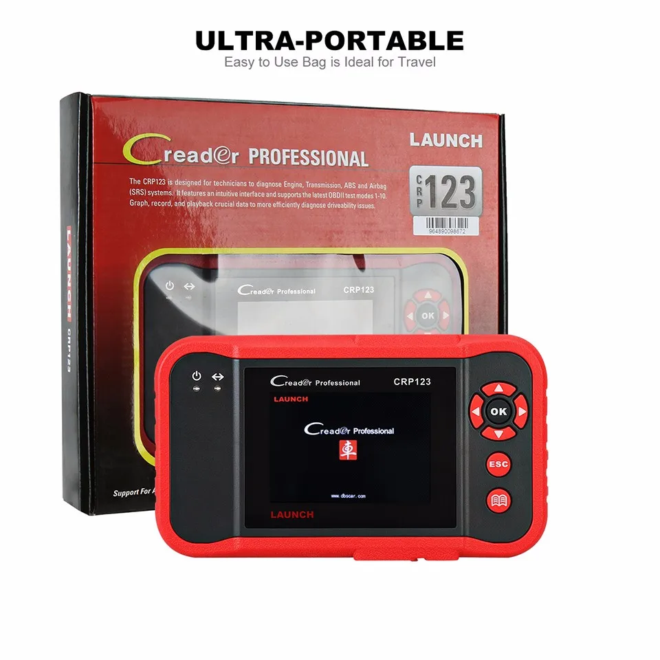 LAUNCH CRP123 Профессиональный obd2 автомобильный диагностический инструмент OBDII считыватель кодов Сканер CRP 123 тест двигателя ABS Airbag трансмиссия