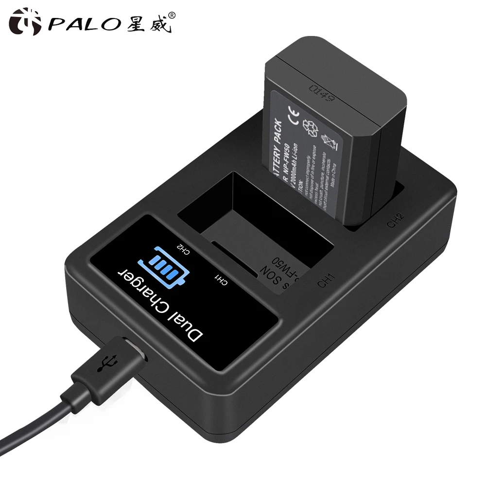 Зарядное устройство A55 NP FW50 NPFW50 USB зарядное для Sony Alpha 7 a7 7R a7R 7S a7S a3000 a5000 a6000 NEX 5N 5C