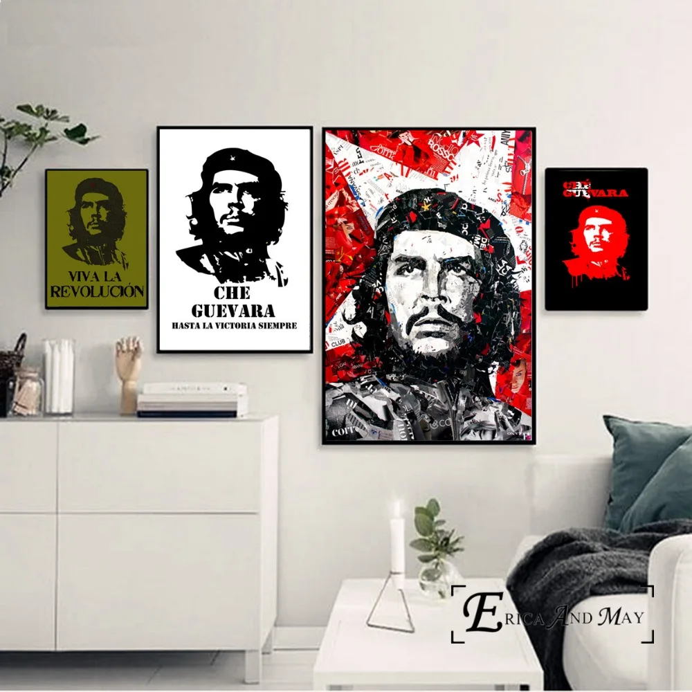 Постеры и принты Che Guevara с изображением национального героя на холсте для