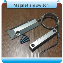 10 шт. алюминиевый проводной датчик двери окна магнитный переключатель домашней сигнализации нормально закрытый(тип NC