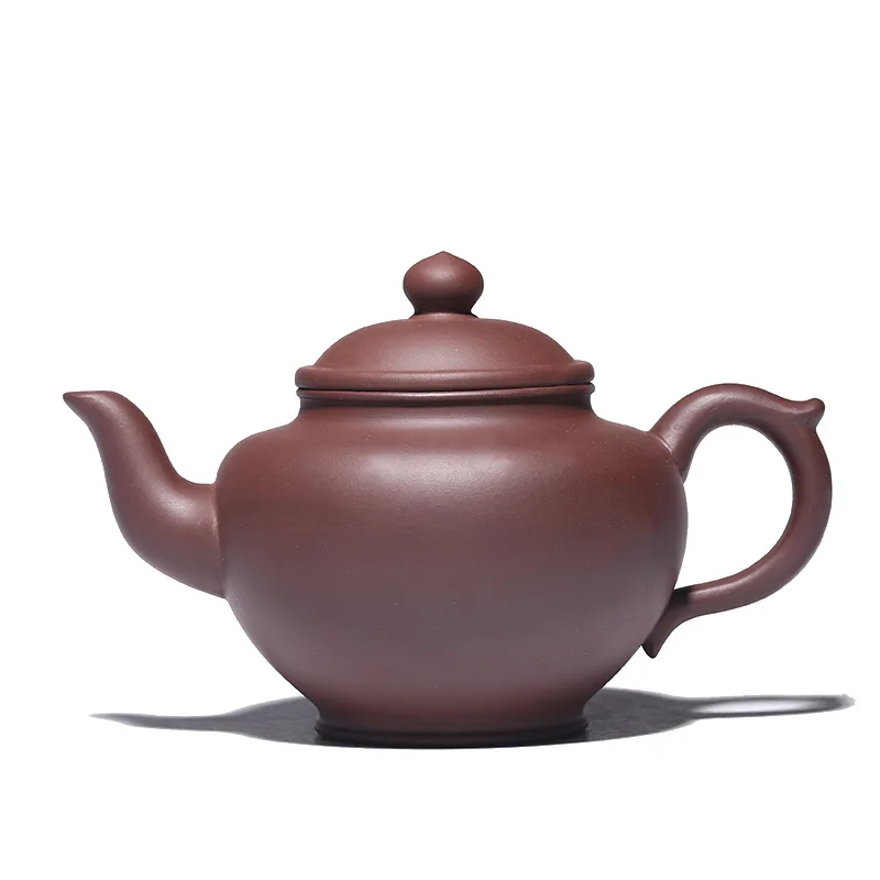 340CC Yixing purple sand teapot ore purple mud manual pot drinkware