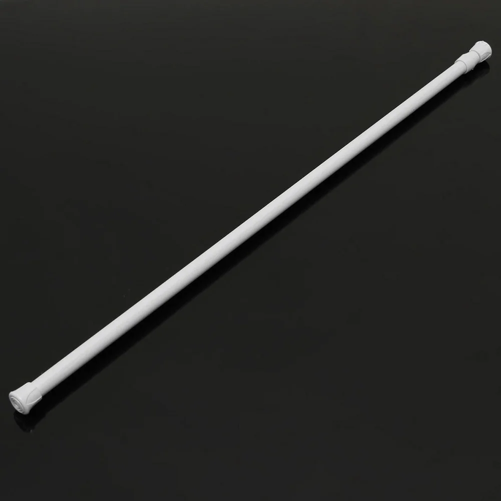 

Tension Rod Curtain Rail Pole Shower Window Adjustable Extendable Telescopic Pole Cabinet Closet