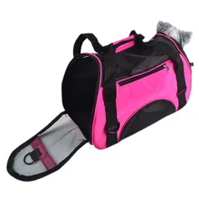 Большой Pet Carrier, мягкий Оксфорд Собака сумки на плечо, открытый питомец, красочные кошка собака Перевозчик Сумочка легко носить