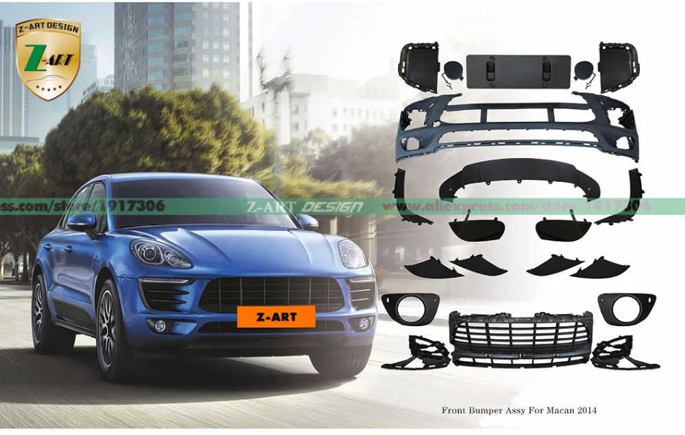Buy Z ART One Set PP material Car Body Kit For Porsche