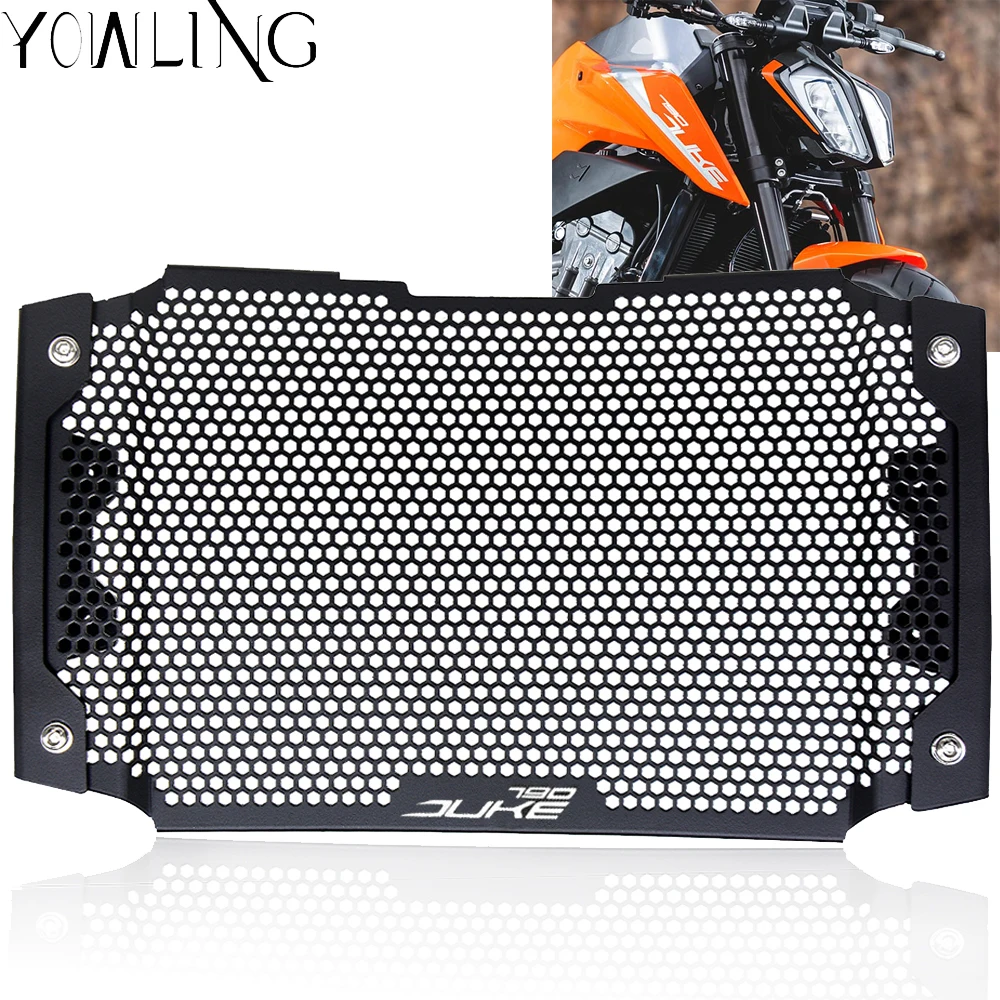 790Duke Motorcycle Radiator Guard Grill Cover Oil Cooler Bezel