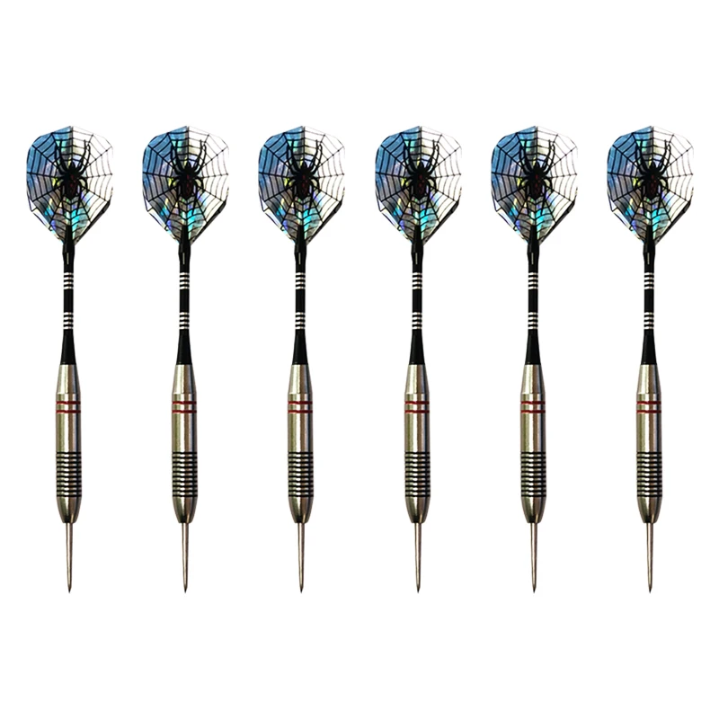 6pcs/Set Professional 25g Tungsten Steel Tips Hard Needle Darts Multiple Styles Colorful Needle Tip Darts with Dart Sports T 6pcs/Set Professional 25g Tungsten Steel Tips Hard Needle Darts Multiple Styles Colorful Needle Tip Darts with Dart Sports T