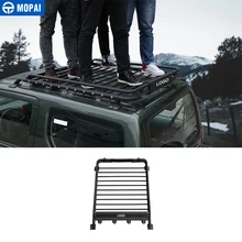 MOPAI Car Roof Racks Exterior Boxes Metal Waterproof Luggage Carrier for Suzuki Jimny Car Accessories Styling