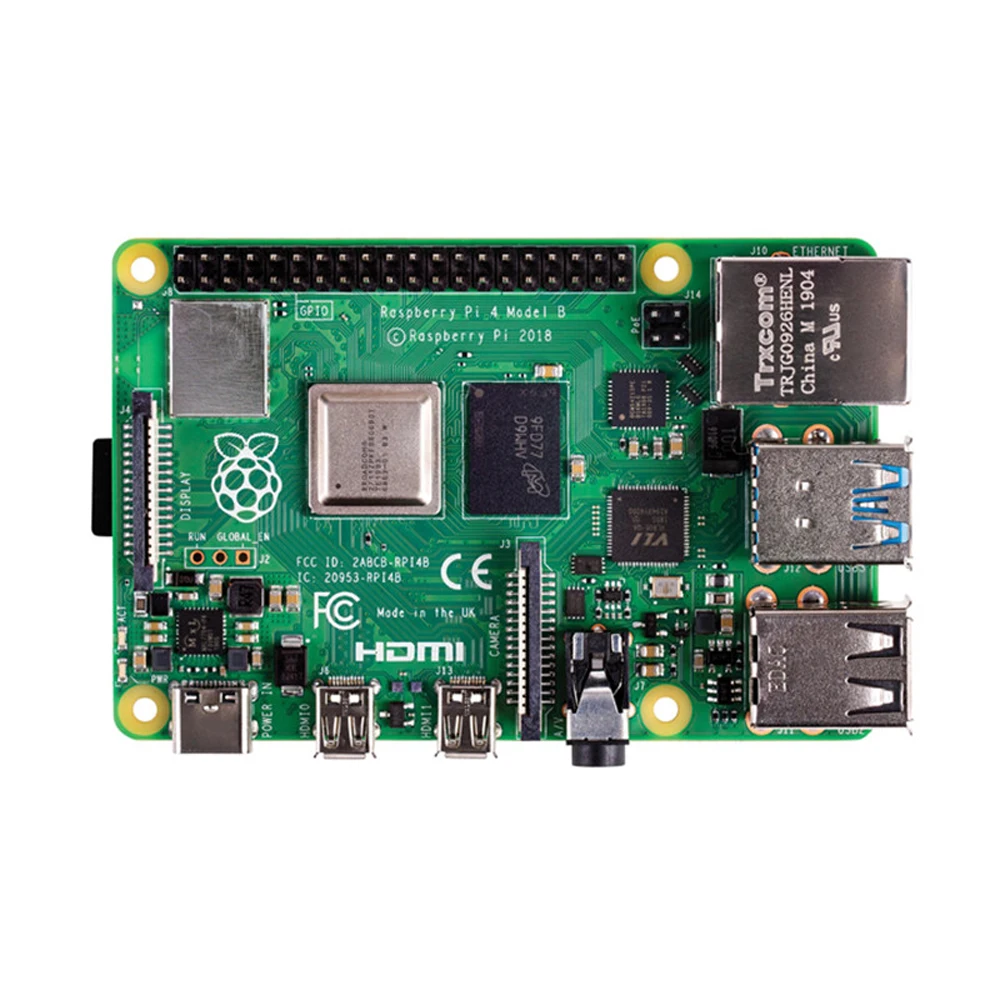 Новый 2019 официальный оригинальный Raspberry Pi 4 Модель B макетная плата комплект RAM