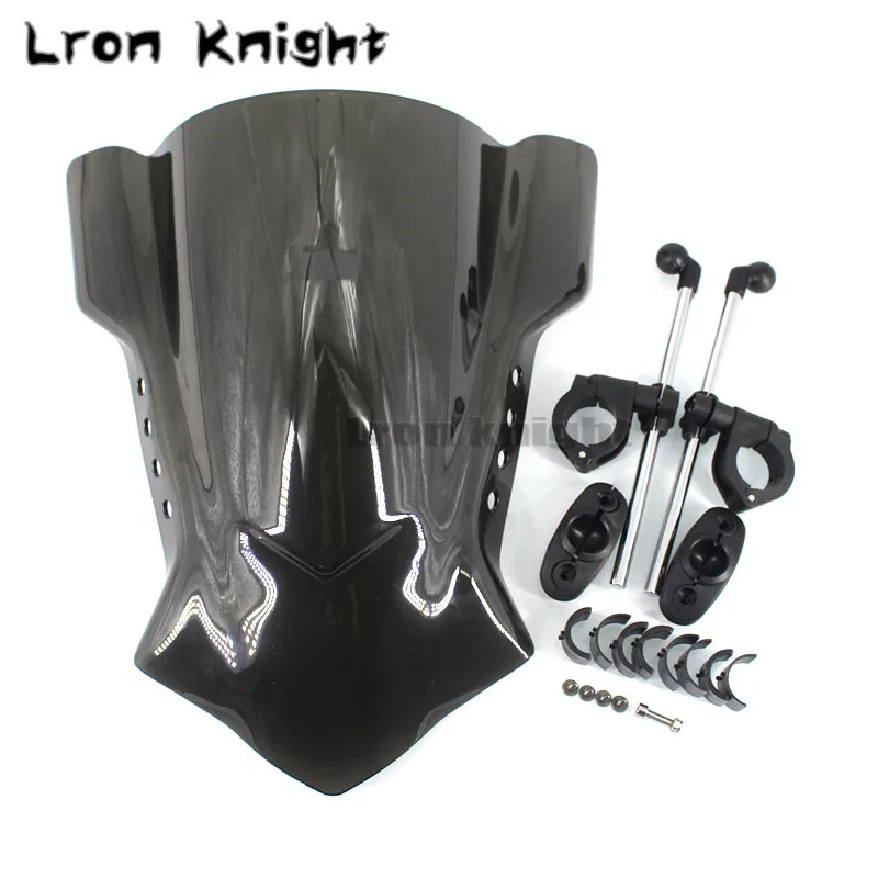 

For YAMAHA FZ1N FZ1 N FZ6 FZ8 XJ6 XJ-6 Universal Motorcycle Windscreen Windshield Covers Screen Smoke Lens Motorbikes Deflector