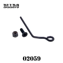 RC car HSP 02059 Exhaust Pipe Cap Screw & Nut For 1/10 RC Model Car Flying Fish 94122 94106 94166 94155 94177 94188 94108