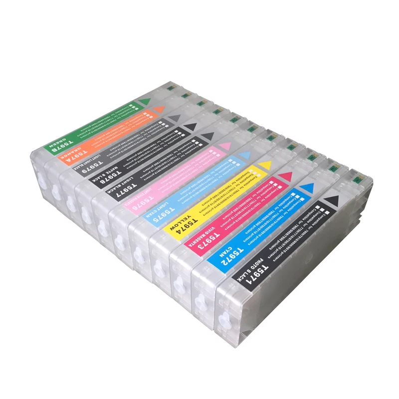 11 шт. 700 мл многоразовый картридж с Resetter для Epson широкоформатный принтер Stylus Pro 7900