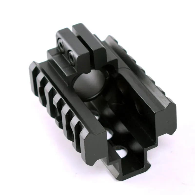 5.56. 223 العالمي AR-15 M4 M16 بندقية بندقية برميل الثلاثي القضبان Picatinny جبل مشبك معدني اكسسوارات