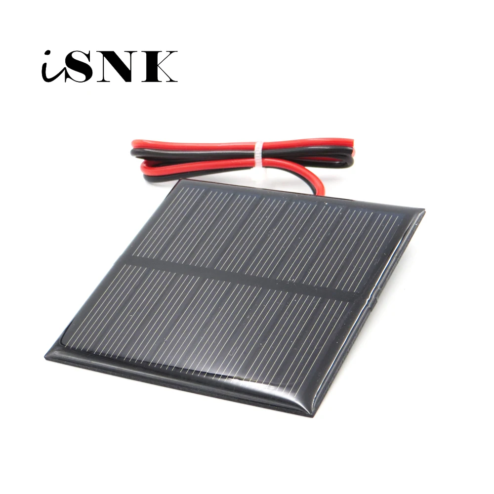 

3V 3.5V 4V Solar Panel with 30cm wire Mini Solar System DIY For Battery Cell Phone Charger 0.36W 0.45W 0.9W 0.24W 0.6W 0.64W toy