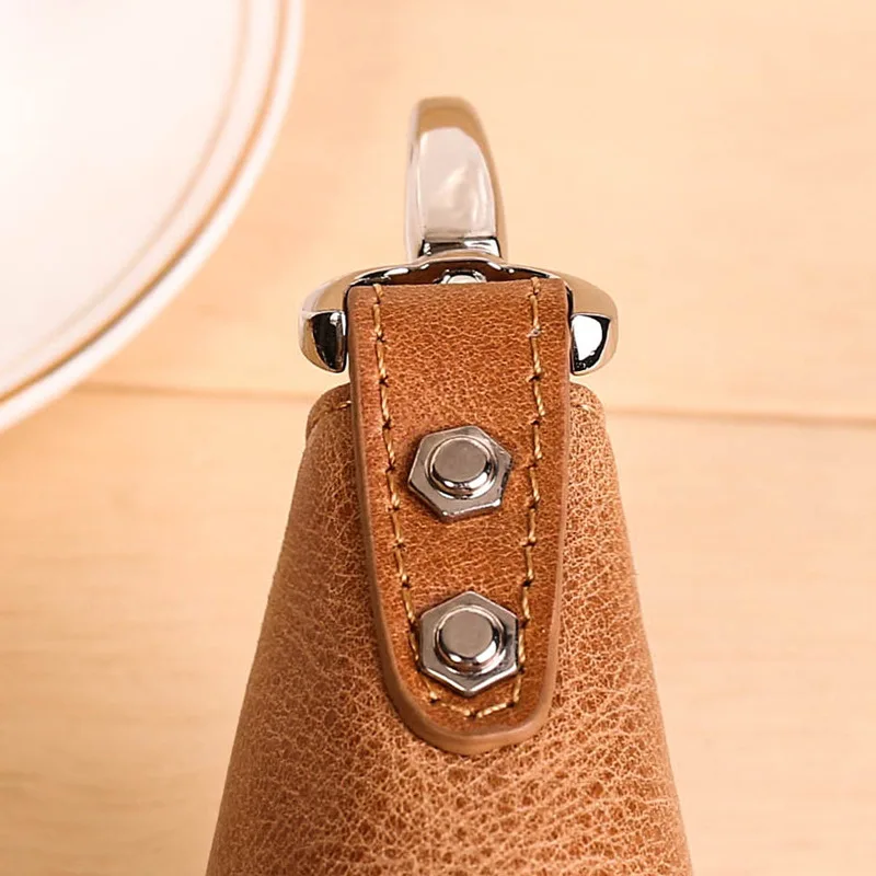 Najtaniej Marka mężczyźni prawdziwej skóry retro samochód klucz etui dla gospodyni pani skóra bydlęca moda zamek etui na klucze