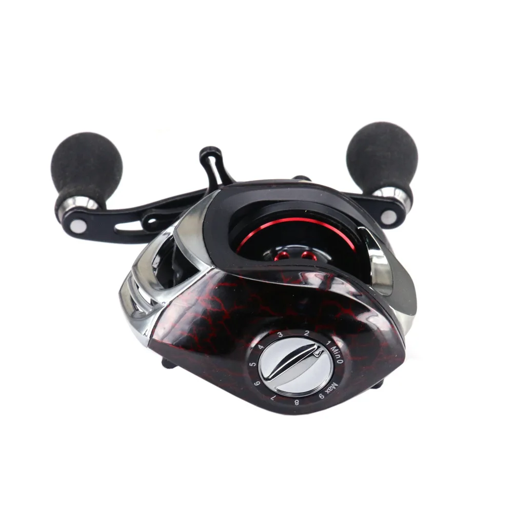 Carretel do Metal Artes de Pesca de Arremesso Submagnetic Freio Pesca Carpa Esquerda - Destro Alta Proporção Baitcast Carretel Spooler Bobina Mar 16 High Quality Esporte e Lazer