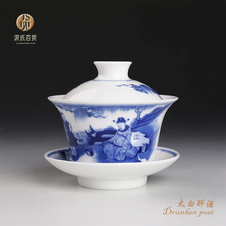 

ZGJGZ Absolute Hand-painted Coffee Cup and Saucer Set Unique High-end Office Tea set